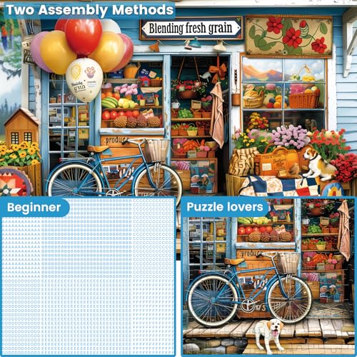 300 Piece Puzzles for Adults Dog Fruit Balloon Puzzle 300 Pieces Jigsaw Puzzles for Adult Kids Elderly Puzzle Game Adult Puzzles Family Challenging Game Home Decor Gift Toy 20.5x15IN - style: Balloon