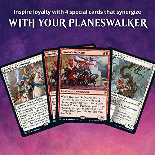 Magic: The Gathering Throne of Eldraine Rowan, Fearless Sparkmage Planeswalker Deck | Ready-to-Play | 60- Card Starter Deck - style: Rowan, Fearless Sparkmage