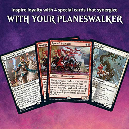 Magic: The Gathering Throne of Eldraine Rowan, Fearless Sparkmage Planeswalker Deck | Ready-to-Play | 60- Card Starter Deck - style: Rowan, Fearless Sparkmage