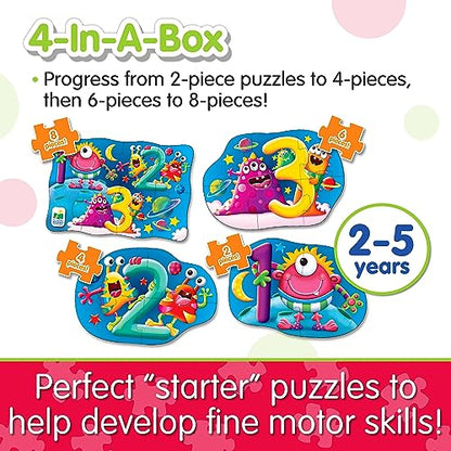 The Learning Journey My First 4-in-A-Box Puzzle - 123 - Puzzles for 2 Year Olds - STEM Educational Toddler Toys & Gifts for Boys & Girls Ages 2 and Up - Award Winning Puzzles - style: 123