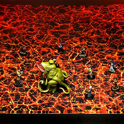 Warlock Tiles: Game Mat – Magma Chamber - style: Magma Chamber