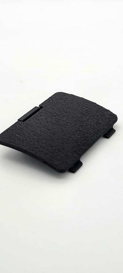 Wireless Game Controller Battery Cover Replacement – Compatible with Nintendo Switch Pro Controller And PowerA| Durable Battery Door Accessory Part - In Black or Grey 3d Print (Black) - color: Black