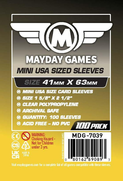 Mayday Games Luthier Compatible Standard Card Sleeve Bundle - size: Standard, style: Luthier