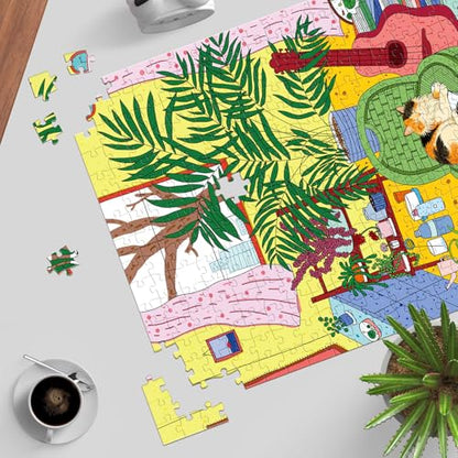 Puzzles for Adults 1000 Pieces, Jigsaw Puzzle for Adults, Fun Challenging Puzzle, Cozy Home Life Puzzles Game, Interlock Perfectly No Dust, Gifts for Easter Mother’s Day - color: Cozy Home Life