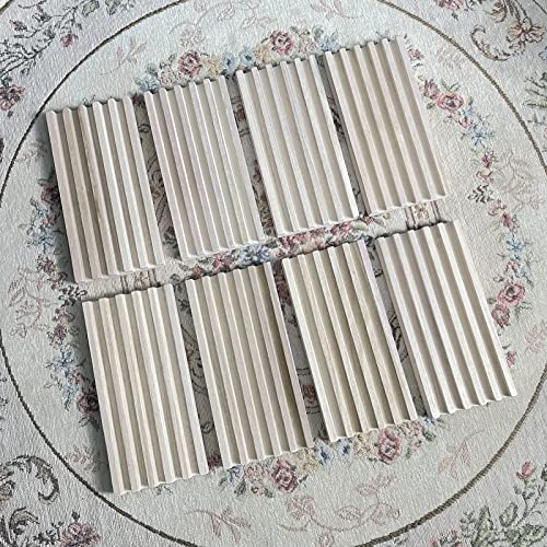 SUTIMSHE Mexican Train Domino Trays Set of 8,Natural Wood Domino Racks, Domino Tiles Holders,Double 12 Tiles Holder,Chickenfoot and Other Dominoes Games,Dominoes NOT Included