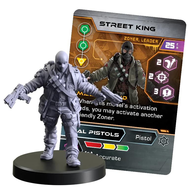 Monster Fight Club Cyberpunk Red Combat Zone Board Game Expansion: Zoners Starter Gang - style: Zoners