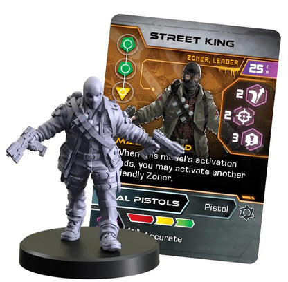 Monster Fight Club Cyberpunk Red Combat Zone Board Game Expansion: Zoners Starter Gang - style: Zoners