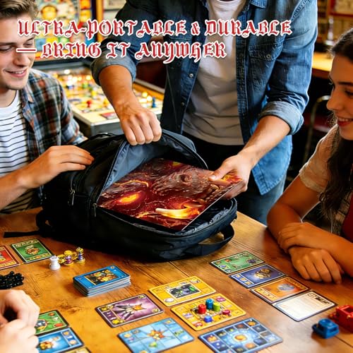 Byhoo DM Screen 2 PCS with Immersive Themes - Premium DM Screen 5e for D&D - Eye Demon & Eye Tyrant, Waterproof Reusable Surface, Tri-Fold Portable Approx A4 Size Compatible with 5E Rules - style: Monstrous Lords - 2PCS: Eye Demon & Eye Tyrant
