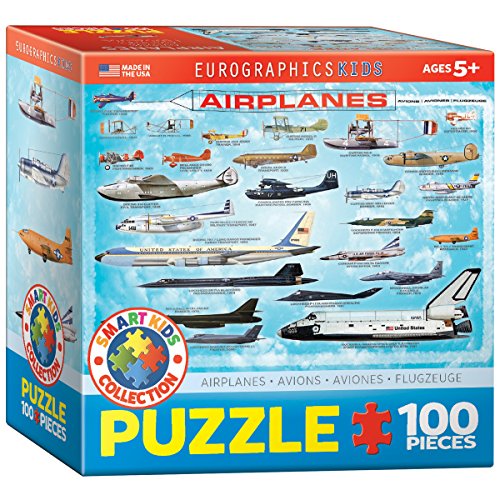 EuroGraphics Airplanes 100 Piece Puzzle (Small Box) Puzzle - size: 100 Piece Puzzle, style: EuroGraphics Airplanes 100 Piece Puzzle (Small Box) Puzzle