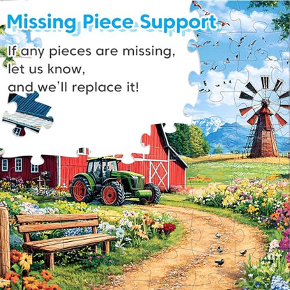 100 Piece Puzzles for Kids Ages 4-6 6-8 8-10 | Farms Beach Resort Jigsaw Puzzles for Seniors Adults, Educational Learning Toys Gifts for Girls Boys 4-Pack 15"x11" - style: Farms & Beach Resort