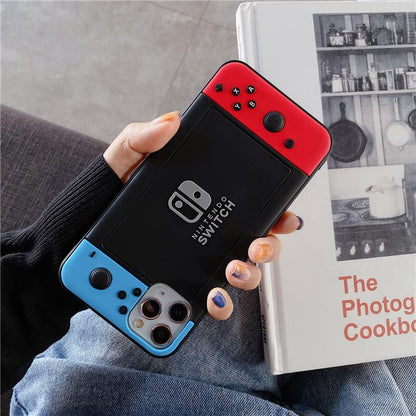 Designed for iPhone 15 Pro Case for Boys Kids Men, 3D Cool Video Game Controller Button Type Personalized Full Body Full Camera Protection Protective Cover Soft Cute-Blue