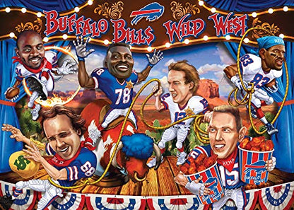 MasterPieces 500 Piece Sports Jigsaw Puzzle for Adults - NFL Buffalo Bills All-Time Greats - 15x21 - style: Buffalo Bills