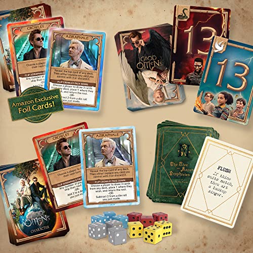 Renegade Games Studios Good Omens: an Ineffable Game| Amazon Exclusive| Based on The hit Amazon Original Series | Co-Operative Games for 2-4 Players, Ages 14+ - style: Amazon