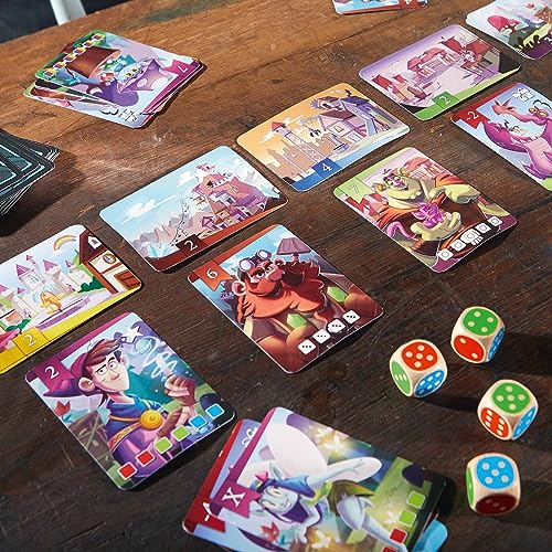 HABA King of The Dice - A Tricky Skill and Luck Dice Board Game, Perfect for Family Games and Kid Games for Ages 8 Years and Up (Made in Germany)