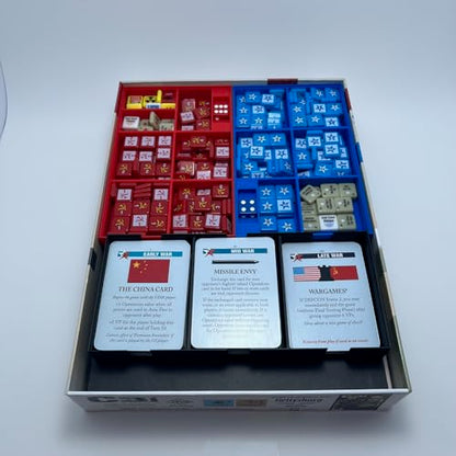 GamePartsPrint3D Board Game Insert Organizer for Twilight Struggle – Custom Card & Component Tray, Fast Setup, Secure Storage