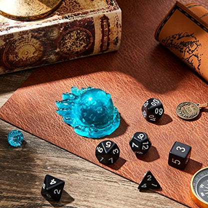 Deekin 1 Pcs Translucent Resin Dice Jail Cube,Blue - color: Blue