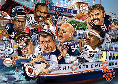 MasterPieces 500 Piece Sports Jigsaw Puzzle for Adults - NFL Chicago Bears All-Time Greats - 15x21 - style: Chicago Bears