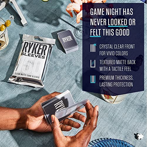 Ryker | Compatible with Wingspan (Plus Oceania, European and Asia Expansions) Card Protector Sleeves | PVC and Acid Free Board Game Sleeves | Standard American Size | (541 Qty) (57 x 87mm) - size: Wingspan Starter Kit + 3 Expansions