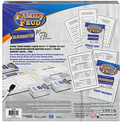 Family Feud Blockbuster Edition, Movie Trivia Survey Showdown Board Game for Ages 12 & up - color: Blockbuster Edition