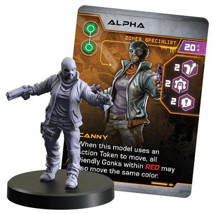 Monster Fight Club Cyberpunk Red Combat Zone Board Game Expansion: Zoners Starter Gang - style: Zoners