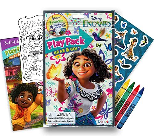 Disney Encanto Coloring Book Activity Set for Kids – Bundle Includes Coloring Books, Play Pack, Stickers