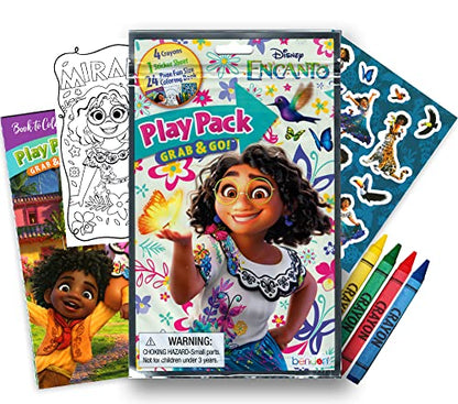 Disney Encanto Coloring Book Activity Set for Kids – Bundle Includes Coloring Books, Play Pack, Stickers