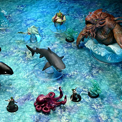 Warlock Tiles: Game Mat – Subterranean Lake - style: Subterranean Lake