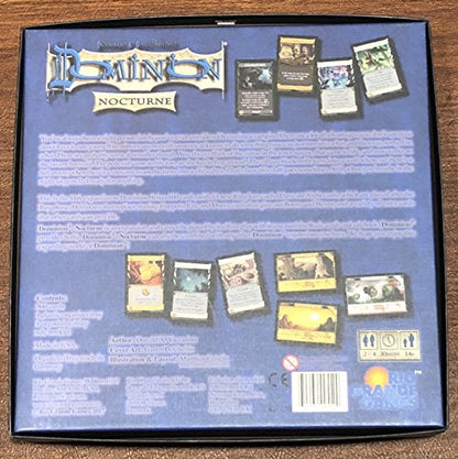 Rio Grande Games Dominion Nocturne Expansion, Strategy Board Game, Deck Building Card Game for 2-6 Players, 30 Minutes