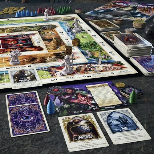 Avalon Hill Talisman: The Magical Quest Board Game, 5th Edition | Fantasy Tabletop Adventure Games | Ages 12 and Up | 2 to 6 Players | Roleplaying Strategy Games - style: Talisman