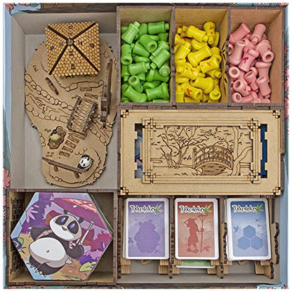 Organizer for Takenoko Board Game and Chibis Expansion, Storage Insert, Accessories Upgrade