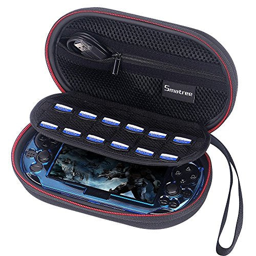 Smatree P100L Carrying Case Compatible for PS Vita 1000, PSV 2000, PS Vita PCH-2000,PSP 3000 with Cover (Console,Accessories and Cover NOT Included) | Compatible for PS Vita 1000,PSV 2000,PS Vita PCH-2000,PSP 3000 with Cover (Console,Accessories and Cover