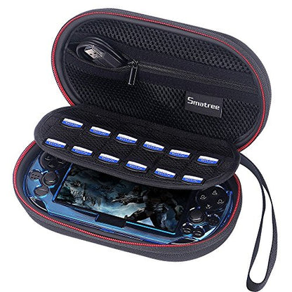 Smatree P100L Carrying Case Compatible for PS Vita 1000, PSV 2000, PS Vita PCH-2000,PSP 3000 with Cover (Console,Accessories and Cover NOT Included) | Compatible for PS Vita 1000,PSV 2000,PS Vita PCH-2000,PSP 3000 with Cover (Console,Accessories and Cover