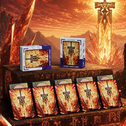 UAONO MTG Card Sleeves 100ct - Fantasy - Art Card Sleeves Deck Protector, Clear Front & Matte Textured Back, Sleeves for Magic The Gathering - color: Fantasy