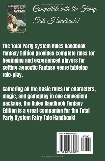 the Total Party System Rules Handbook Fantasy Edition: Setting-Agnostic Fantasy RPG