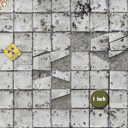Warzone Studio 60 x 44 inch Double-Sided Rubber Battle Mat: Homeland + Los Duas + Bag