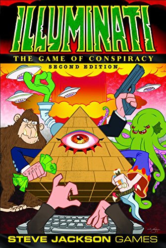 Illuminati Second Edition Game, The Game of Conspiracy Family Card Dice | For Adults and Family, Ages 13+, 2, 6 Players, Average Play Time 60 -120 Minutes, From Steve Jackson Games