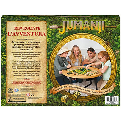 Jumanji The Game, of The Classic Adventure Board Game for Kids and Families Aged 8 and Up, Italian Version