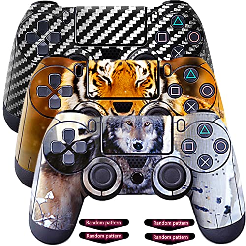 Skin for Ps4 Controller, 3pcs Whole Body Vinyl Decal Cover Sticker for PlayStation 4 Controller(PS4 Controller #12) - color: PS4 controller #12