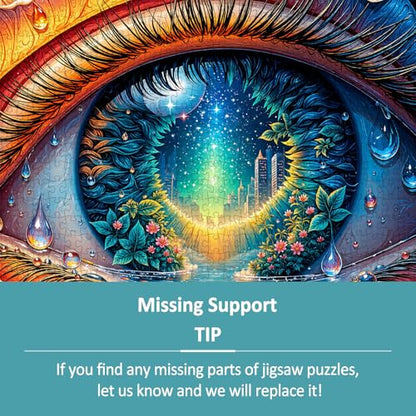 Puzzles for Adults 1000 Pieces, Abstract Rose Eye Jigsaw Puzzles 1000 Pieces for Adults, Puzzles with Letters On Back, Challenging Family Game, 26.5 x 26.5in - color: Abstract Rose Eye