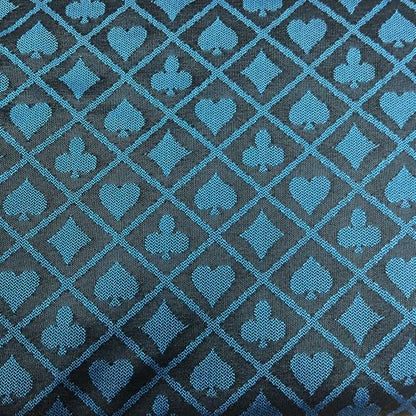 Speed Cloth Poker Table Fabric - 108X60 Inch Section of Suited Casino Card Game Table Felt Top Cover－Blue - color: Two-tone Blue