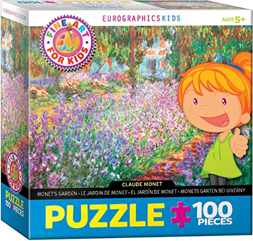 EuroGraphics Monet's Garden by Claude Monet 100-Piece Puzzle, Multi - size: 100 Piece Puzzle, style: EuroGraphics Monet's Garden by Claude Monet 100-Piece Puzzle