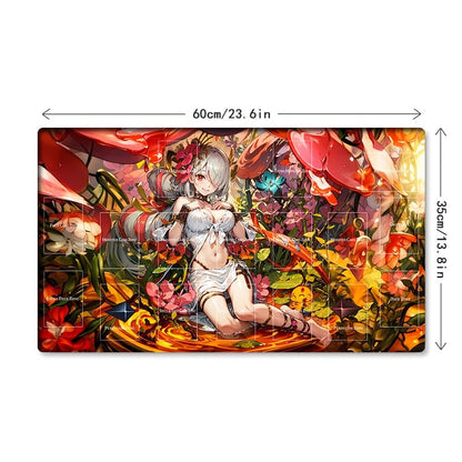 New Playmat LX14 TCG OCG CCG Trading Card Game Mat Mouse Pad with Zones + Bag (Z0039-323-A)