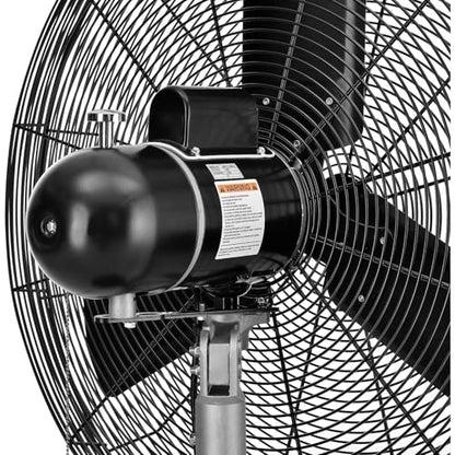 CD Premium 30" Oscillating Wall Mount Fan, TEFC Motor, 11,500 CFM, 1/2 HP