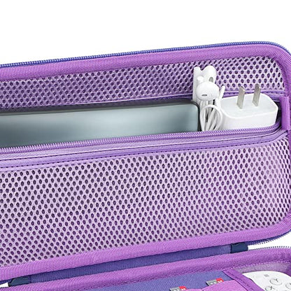 Aenllosi Hard Case for Logitech G Cloud Gaming Handheld, Purple | Hard shell construction, Water-resistant design, Impact-resistant design, Protective case only - color: Purple