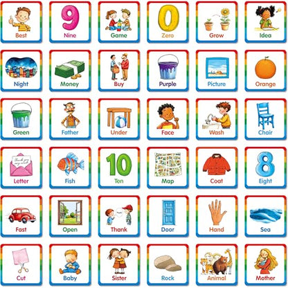 Hebayy Memory Matching Game, 72 PCS Sight Words Matching Cards for Kids, 36 Pairs Memory Cards, Educational Toy for Children to Learn Sight Words 5+ Years Old - style: Sight Words-A