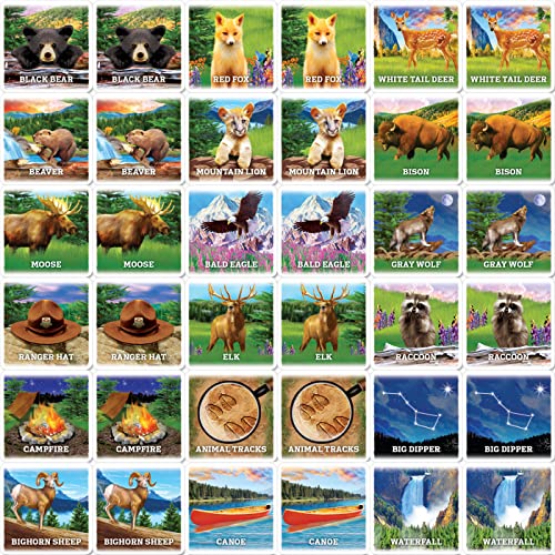 MasterPieces Kids Games - Jr Ranger Matching Game - Game for Kids and Family - Laugh and Learn - style: Jr. Ranger