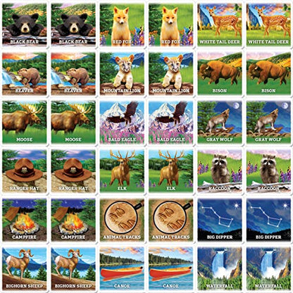 MasterPieces Kids Games - Jr Ranger Matching Game - Game for Kids and Family - Laugh and Learn - style: Jr. Ranger