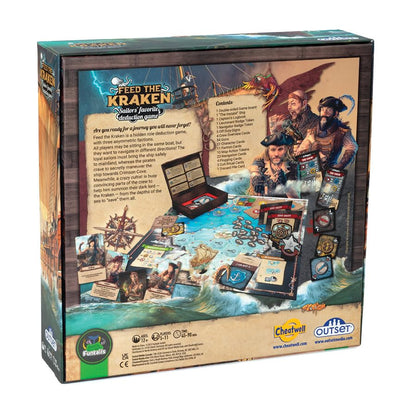 Outset Media Feed The Kraken Essential Edition - A Sailor's Favorite Deduction Game - for 5 to 11 Players Ages 12 and up