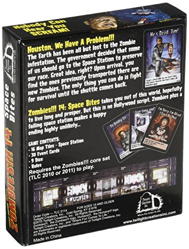 Twilight Creations Zombies 14 Space Bites Board Game