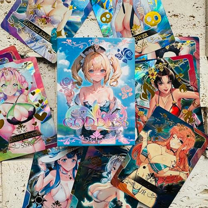 55PCS Goddess Story TCG Goddess Story Booster Box (Goddess 1) - color: Blue